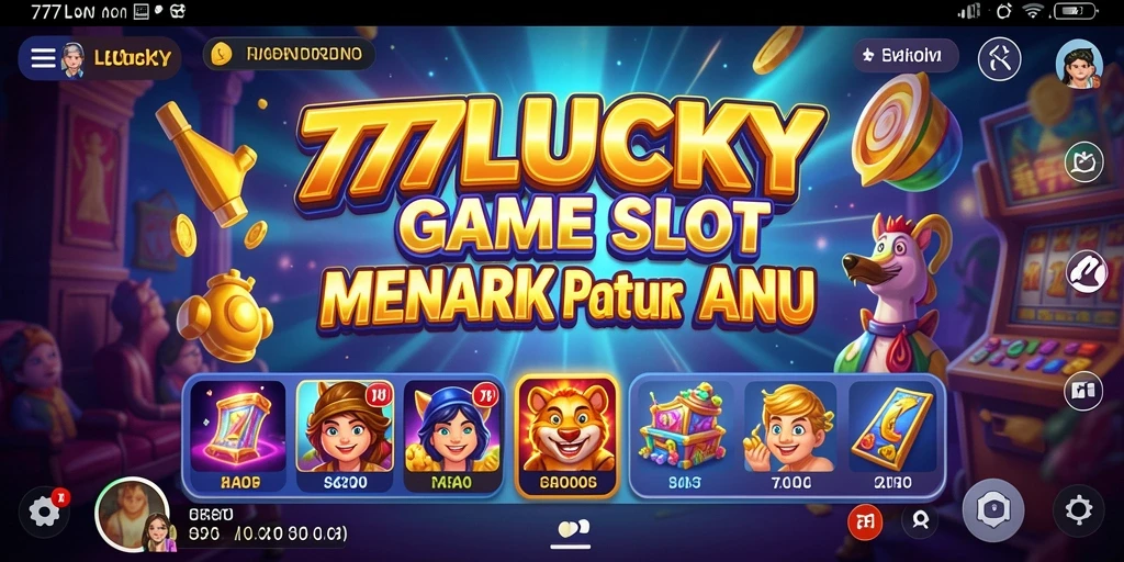 Gameplay seru di <strong>777LUCKY</strong> dengan tampilan slot yang menarik.