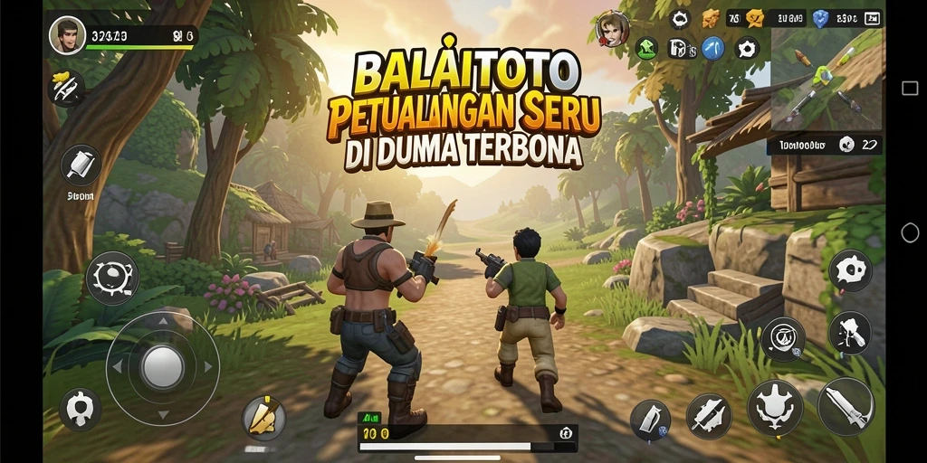 Tampilan gameplay menarik dari BALAITOTO dalam dunia terbuka.