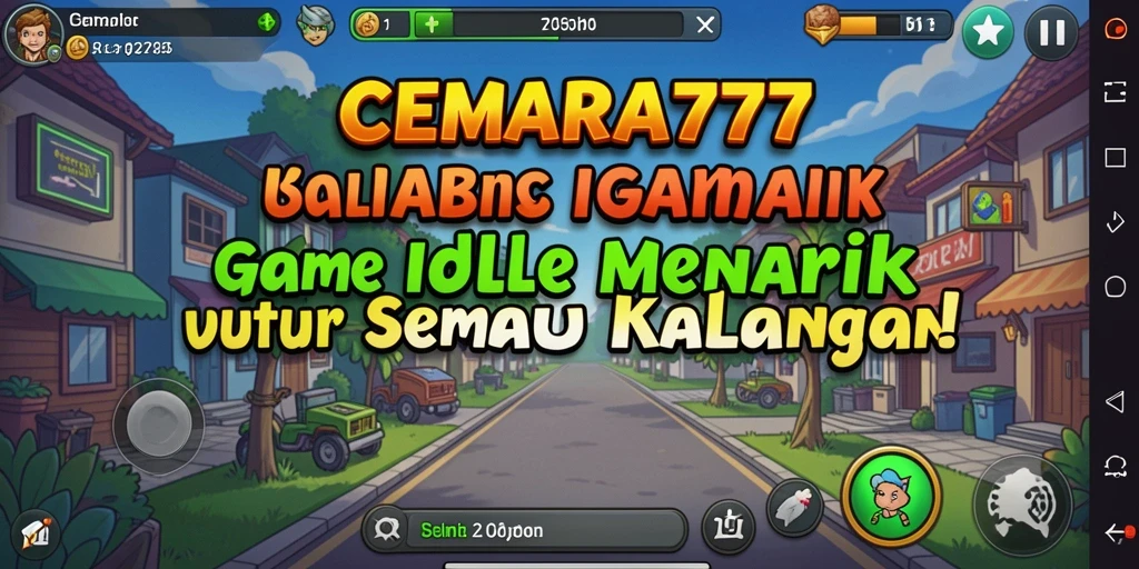 Tampilan gameplay CEMARA777 yang mengasyikkan dengan fitur Idle.