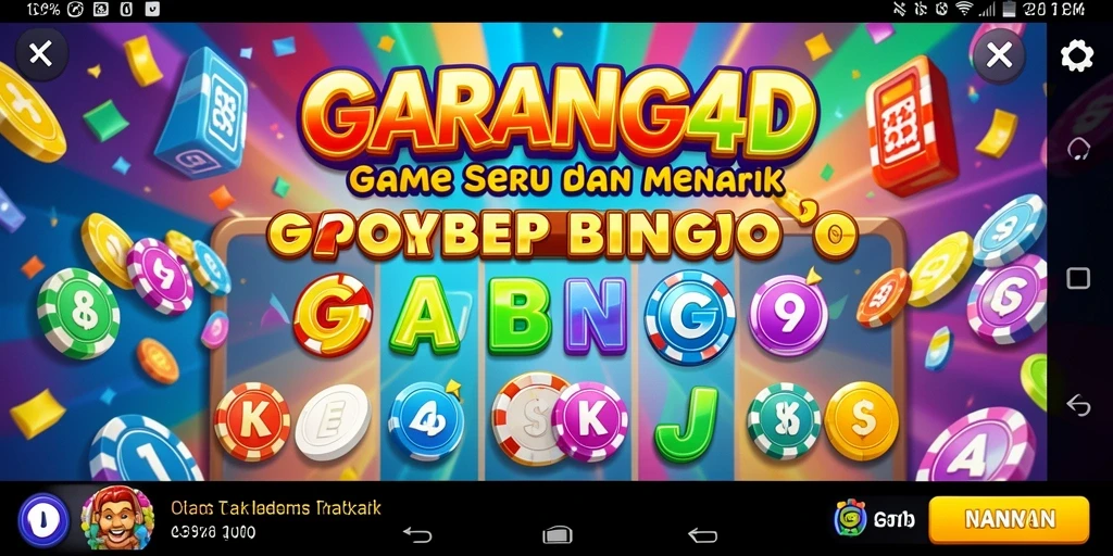 Screenshot utama GARANG4D menampilkan gameplay Bingo yang menarik.