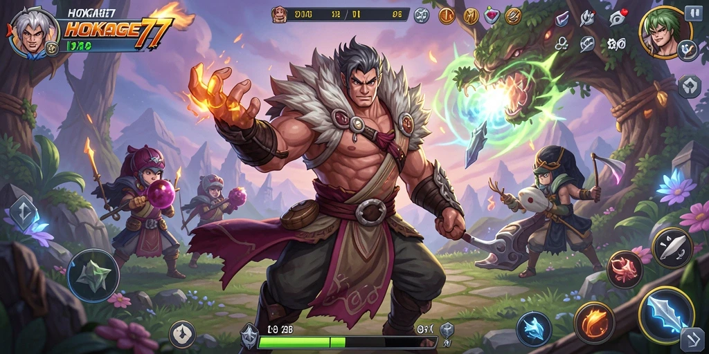 Screenshot HOKAGE77 menampilkan aksi gameplay seru dalam petualangan.