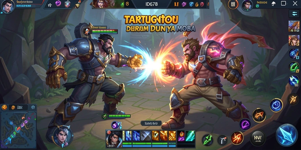 Screenshot gameplay <strong>ID678</strong> yang menampilkan aksi seru dalam pertempuran.