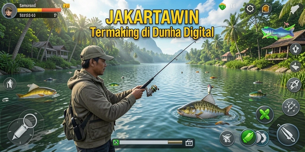 Gameplay menarik dengan pengalaman memancing yang mendalam.