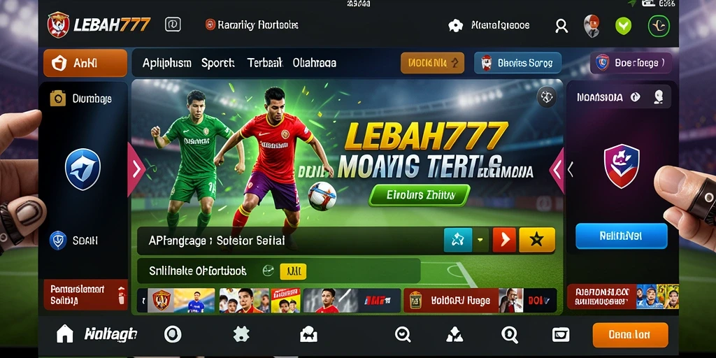 Tampilan menarik dan interaktif dari LEBAH777 saat bermain Sportsbook.