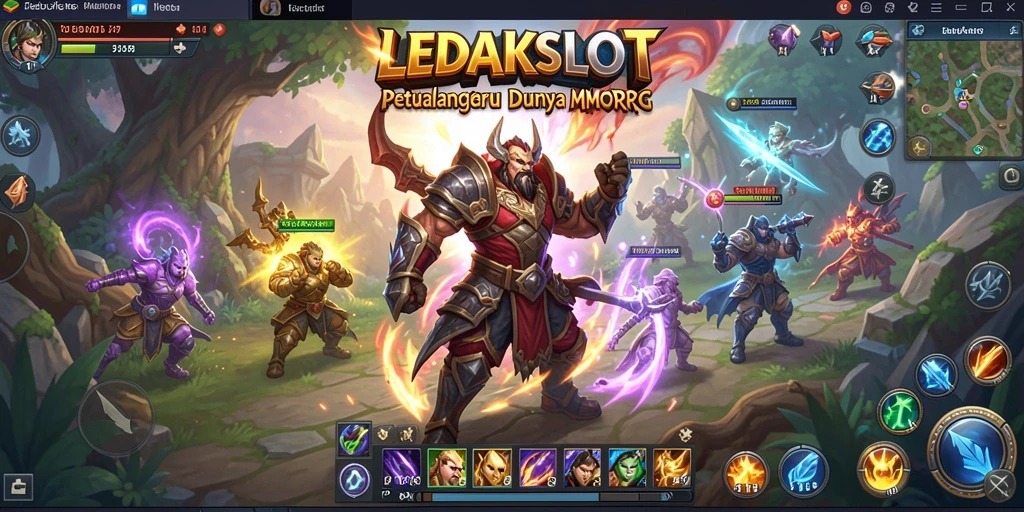 Tampilan gameplay menakjubkan dari LEDAKSLOT dengan aksi seru di dunia MMORPG.