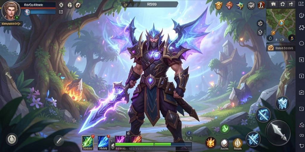 Tampilan gameplay ARPG yang menarik dan penuh aksi.