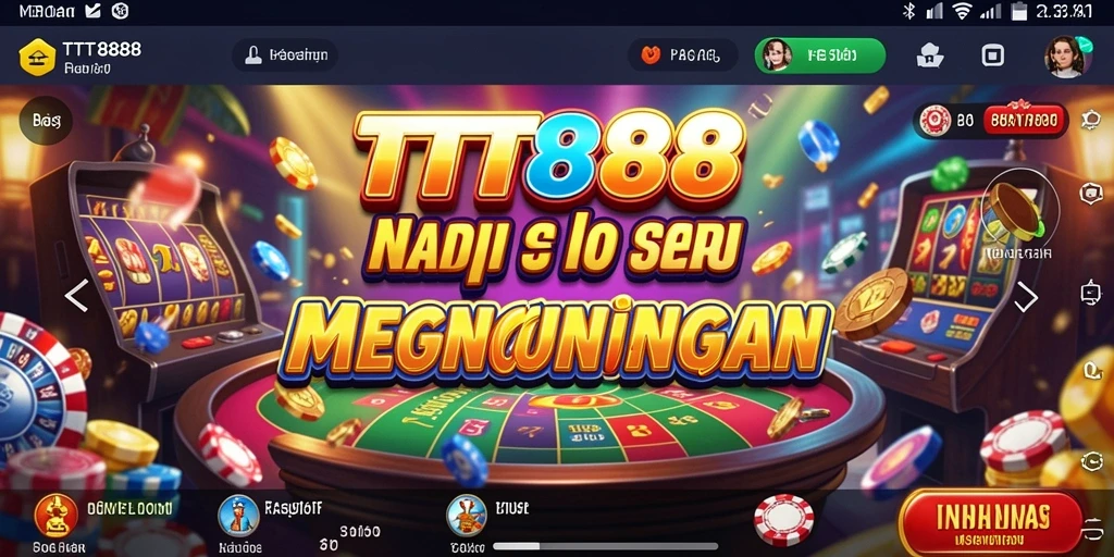 Tampilan gameplay Kasino yang mendebarkan di TTT888.
