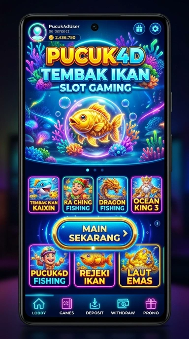 Tampilan aplikasi pucuk4d yang menarik dan mudah digunakan.
